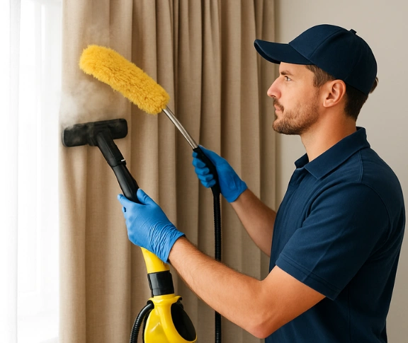 Trusted residential curtain cleaning technician Matty Curtain Cleaning botany-nsw QLD